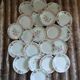 21 mismatched vintage dessert plates
