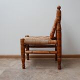 Pair of mid-century French easy lounge chairs