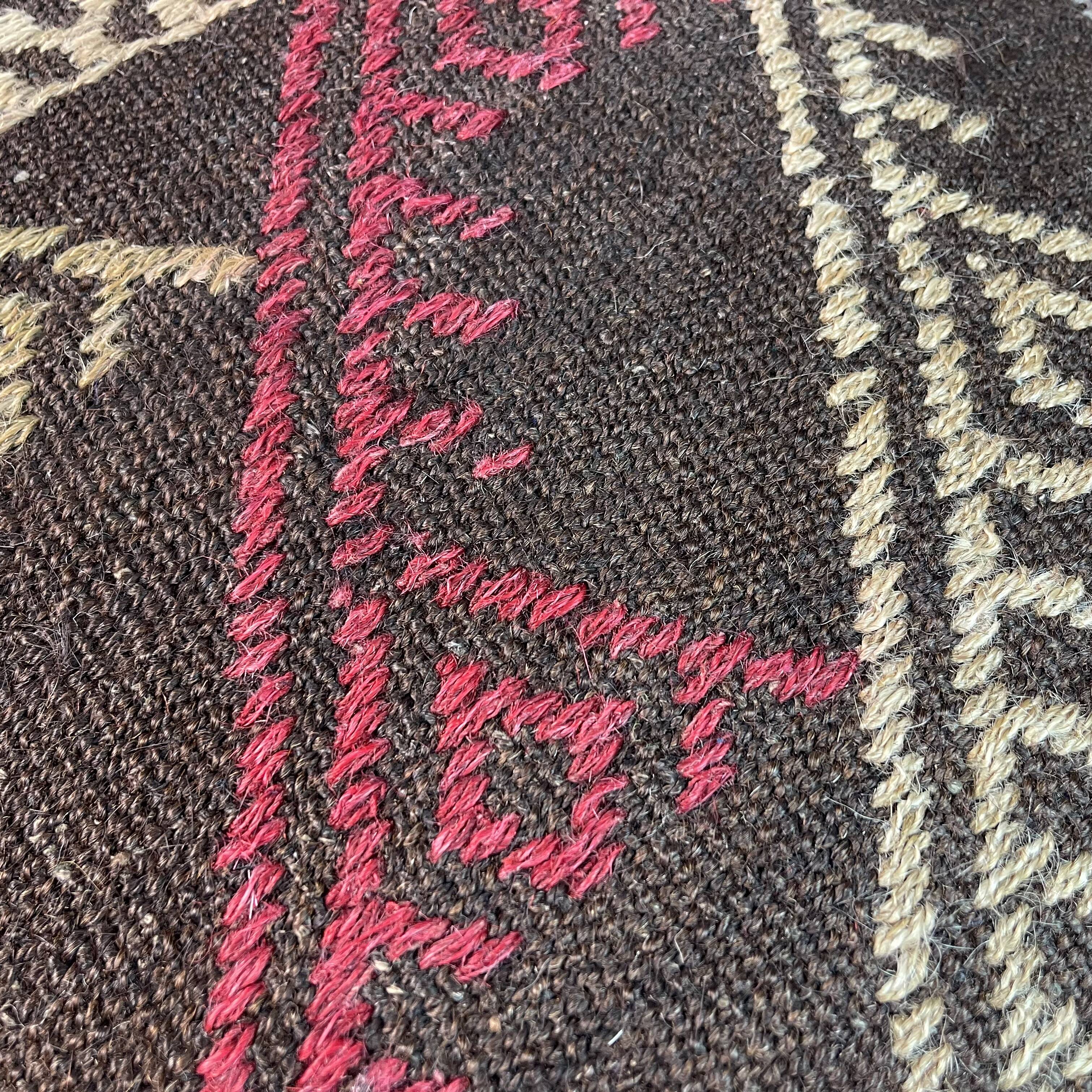 Vintage turkish kilim cushion cover , 55 x 55 cm