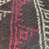 Vintage turkish kilim cushion cover , 55 x 55 cm