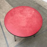 Mid-century German tubular steel table by Mauser Werke Waldeck.
