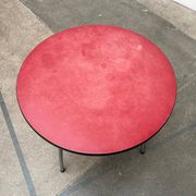 Mid-century German tubular steel table by Mauser Werke Waldeck.