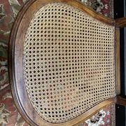 Set of 6 Louis XVI style chairs in cane - Caned
