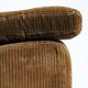 Pair of Modular Armchairs in Brown Corduroy by DUX, Sweden, 1970s