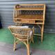 Rattan desk from the 60's