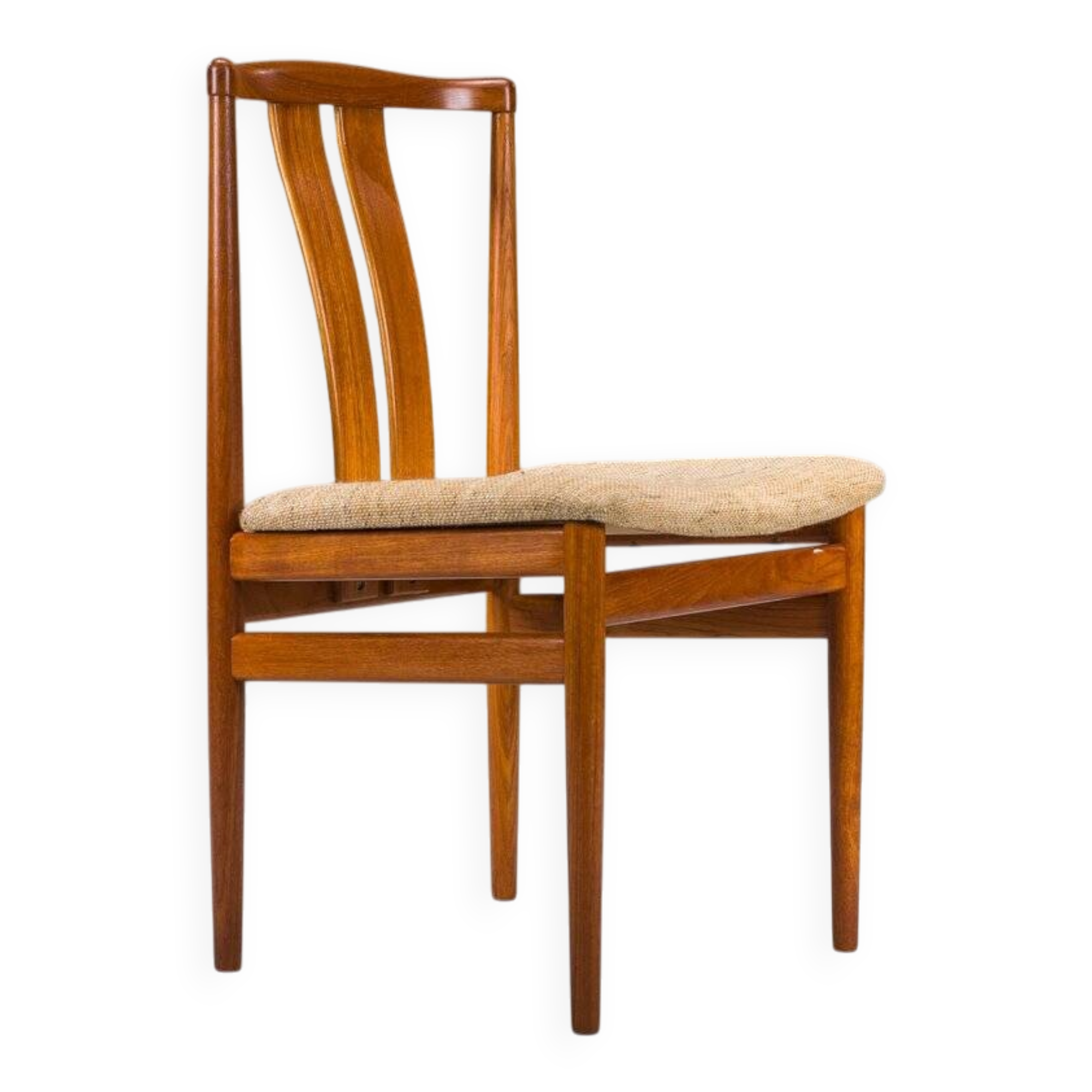 Mid-century modern Danish teak dining chair by Henning Sørensen for Vamdrup Stolefabrik, 1960s