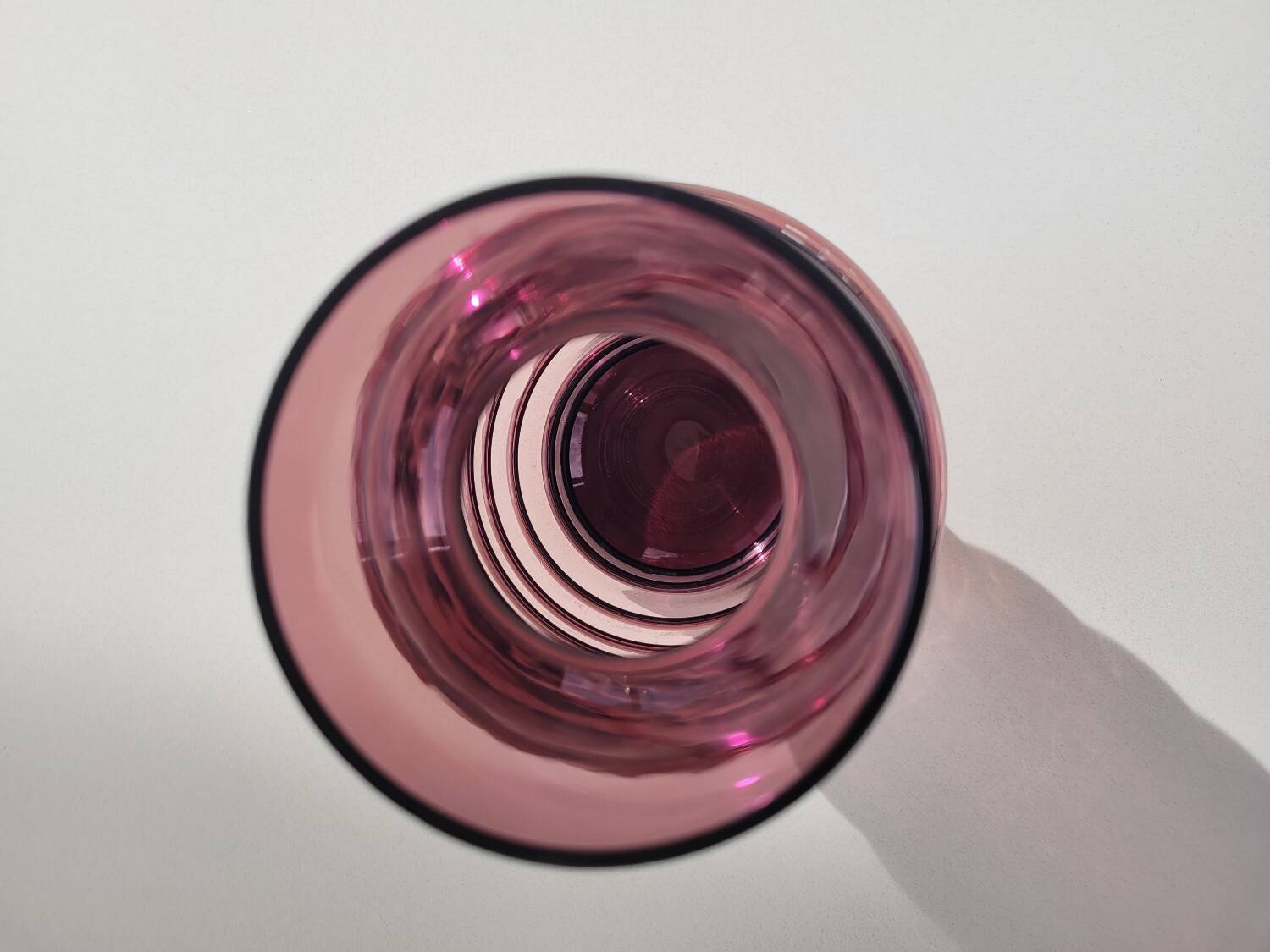 Art Deco style glass vase