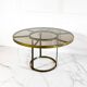 Italian brass table, circa 1970, Gabriella Crespi style