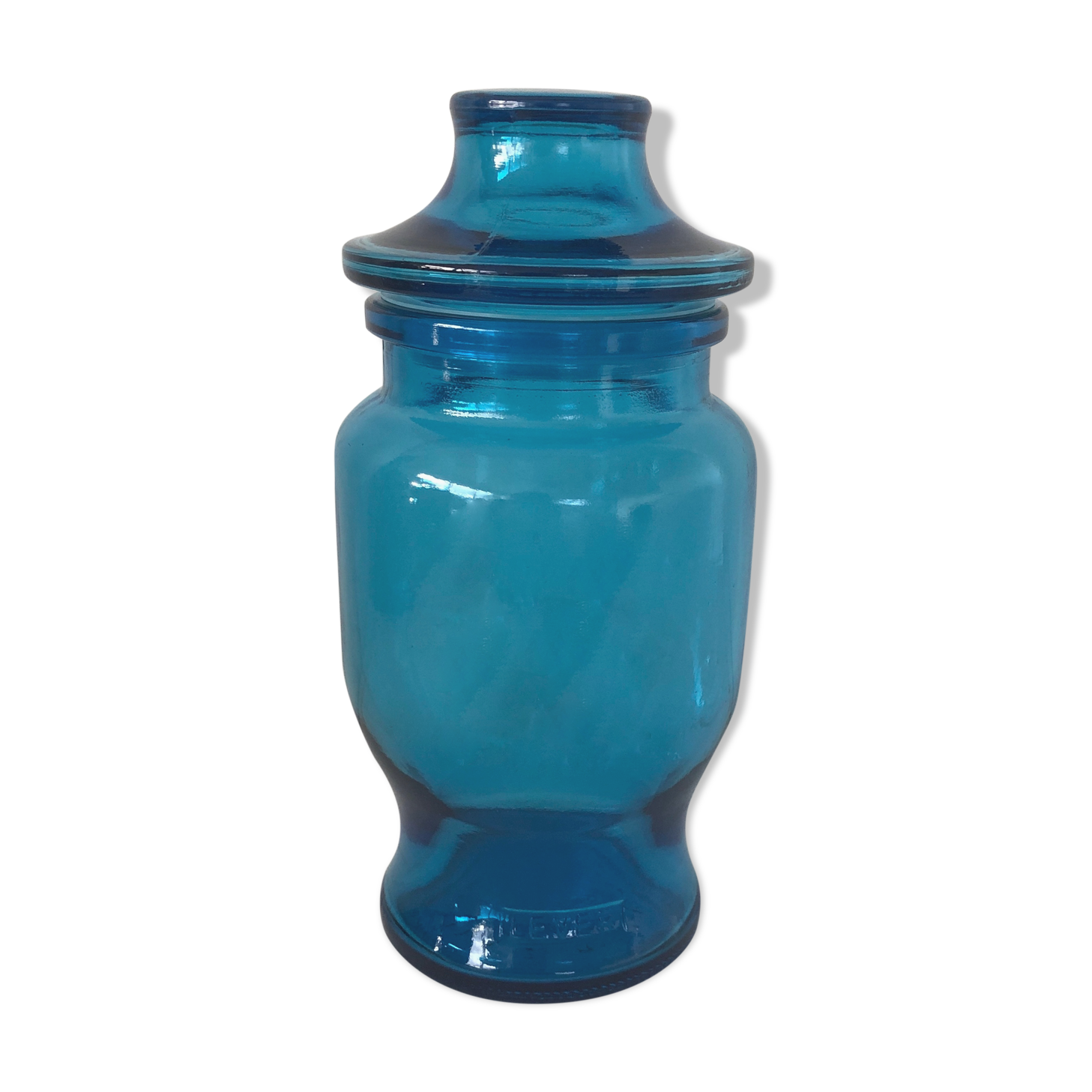 Vintage Lever Blue Bottle