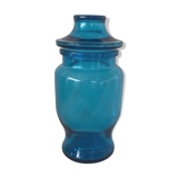 Flacon bleu Lever vintage