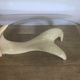 Abstract coffee table in the shape of a woman and marbled fiberglass