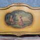 Louis XV basket-shaped bed in lacquered and painted wood circa 1900