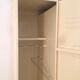 Wardrobe locker room industrial corners rounded