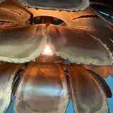 Mid Century Modern Brutalist Artichoke Pendent By Sven Åge Holm Sørens