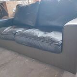 Leather and fabric sofa by Jean-Charles de Castelbajac for Ligne Roset