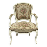 1970s Louis XV style cabriolet armchair