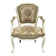 1970s Louis XV style cabriolet armchair