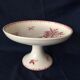 Earthenware fruit cup of Sarreguemines Favori model birds and flowers