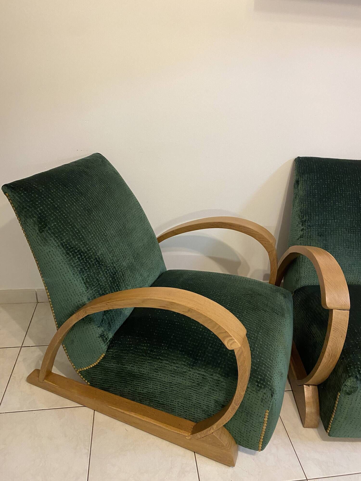 Art Deco armchairs