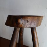 Stool foot tripod wood