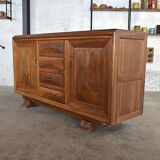 Enfilade vintage en noyer 1950