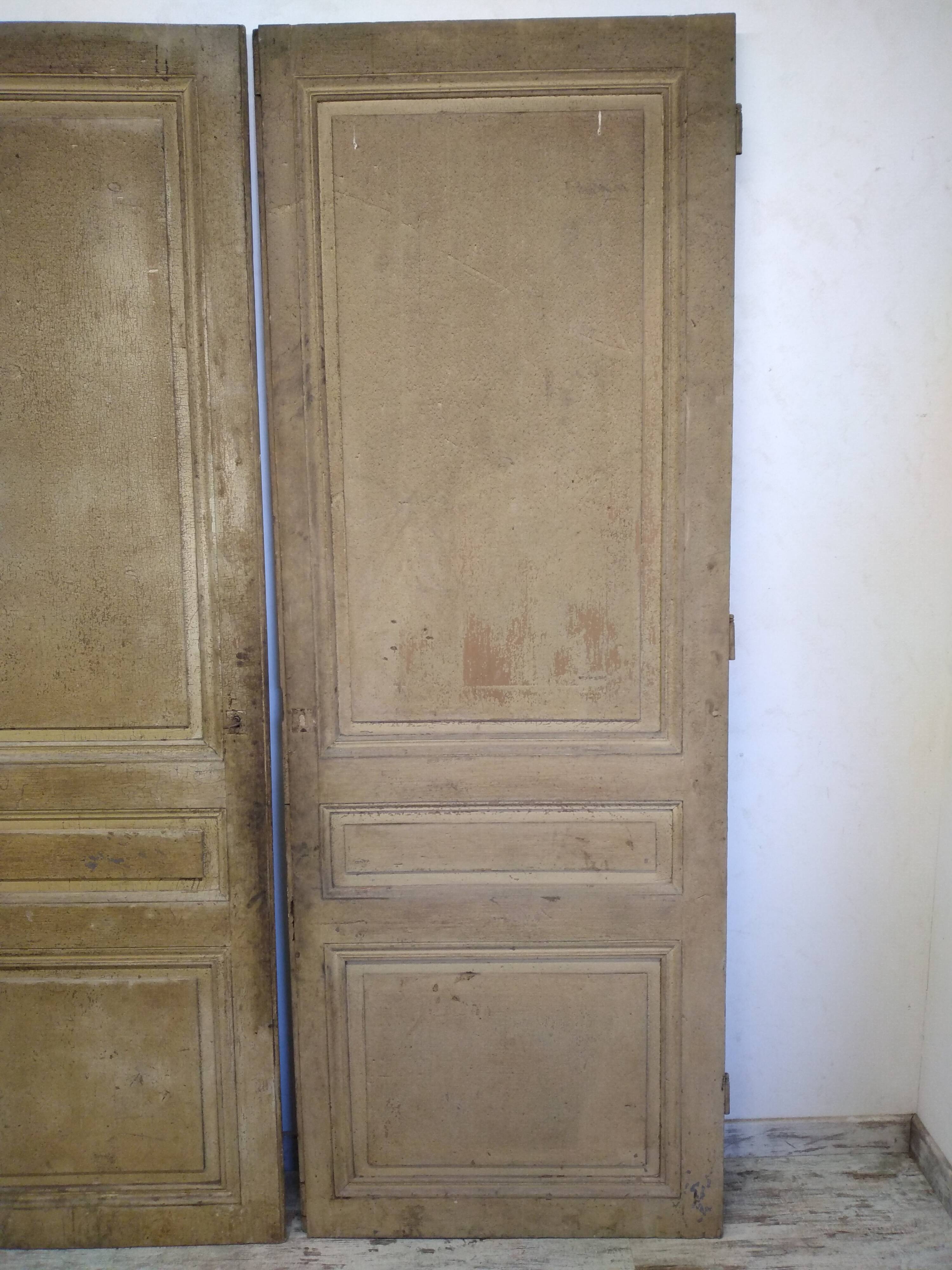 Antique closet doors