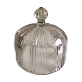 Art deco glass for cakes Bell