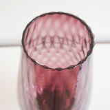 Italian vase Empoli purple 1950