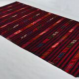 Anatolian handmade kilim rug 346 cm x 186 cm
