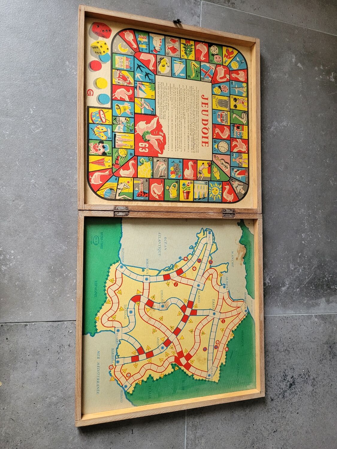 Ancient game of small wooden horses