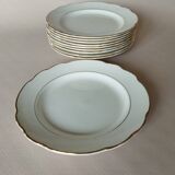 10 Gien “Monaco” flat plates