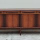 Danish sideboard stamped Bordum and Nielsen in Rio rosewood