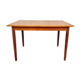 Vintage Scandinavian table 50s 60s in teak and formica