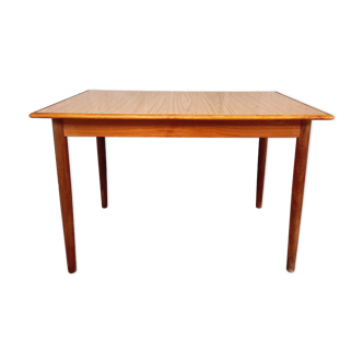 Vintage Scandinavian table 50s 60s in teak and formica