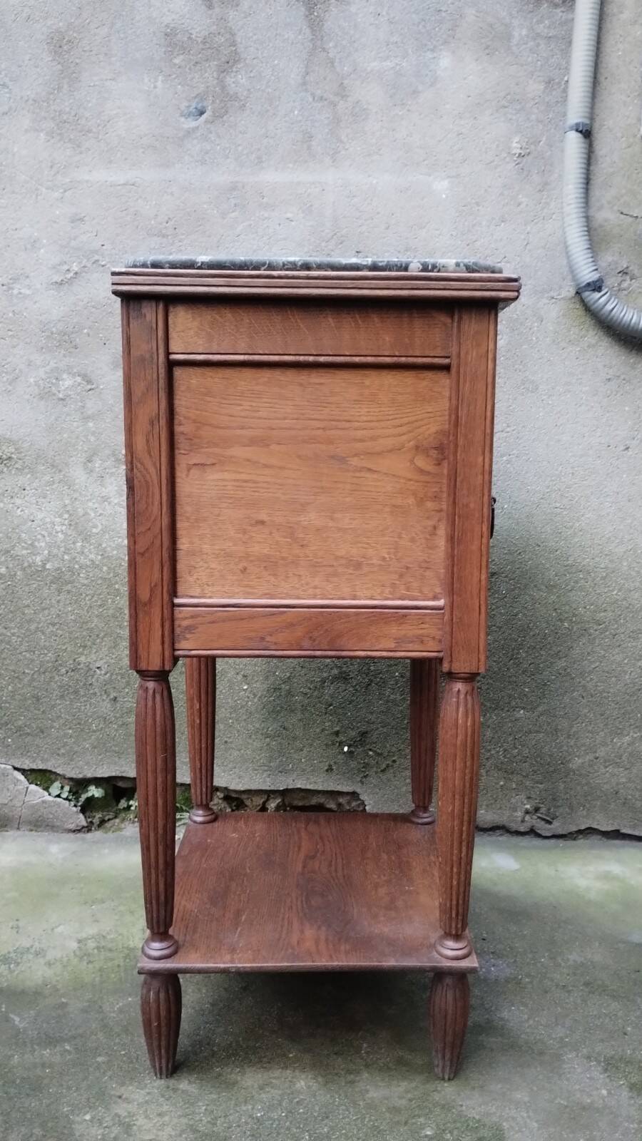 vintage bedside table
