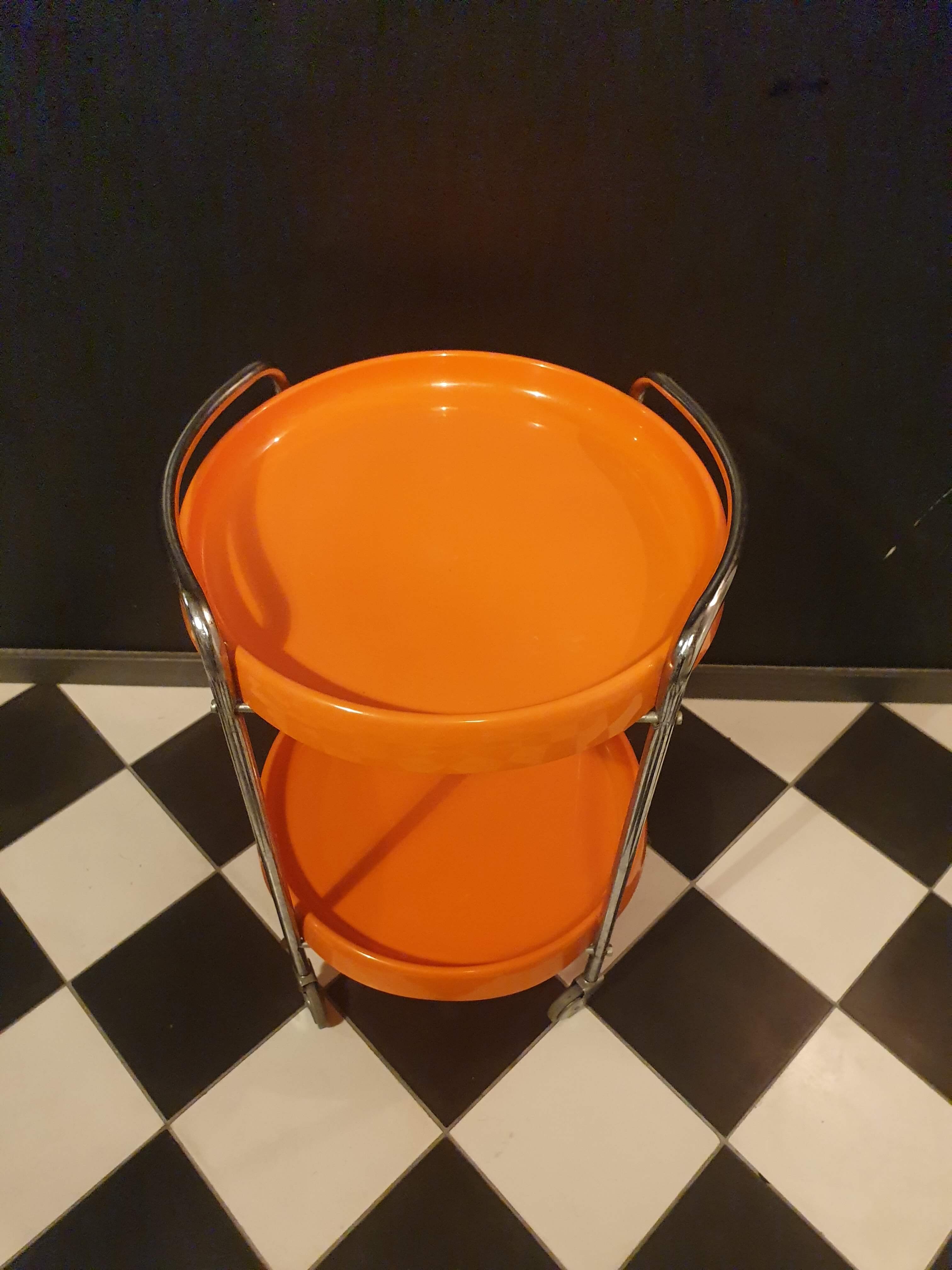 Seventies orange dessert