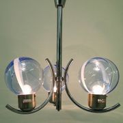 Light Blue Murano Glass Mod "Membrana" Chandelier by Toni Zuccheri
