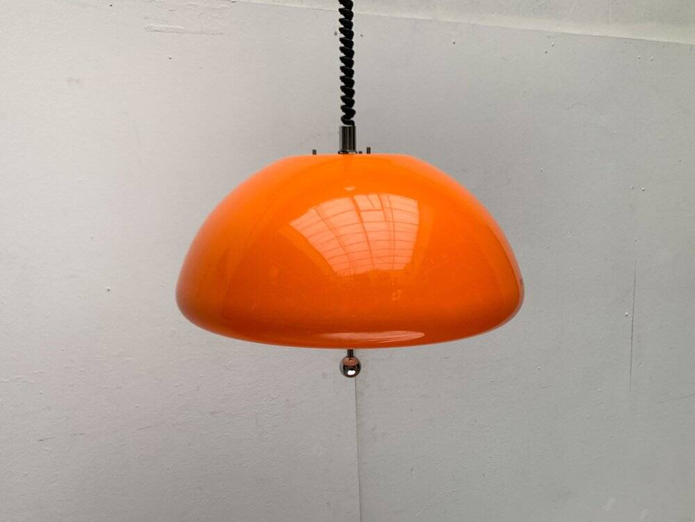 Space Age Pendant Lamp Cabras by Luigi Massoni for Guzzini, 1960s