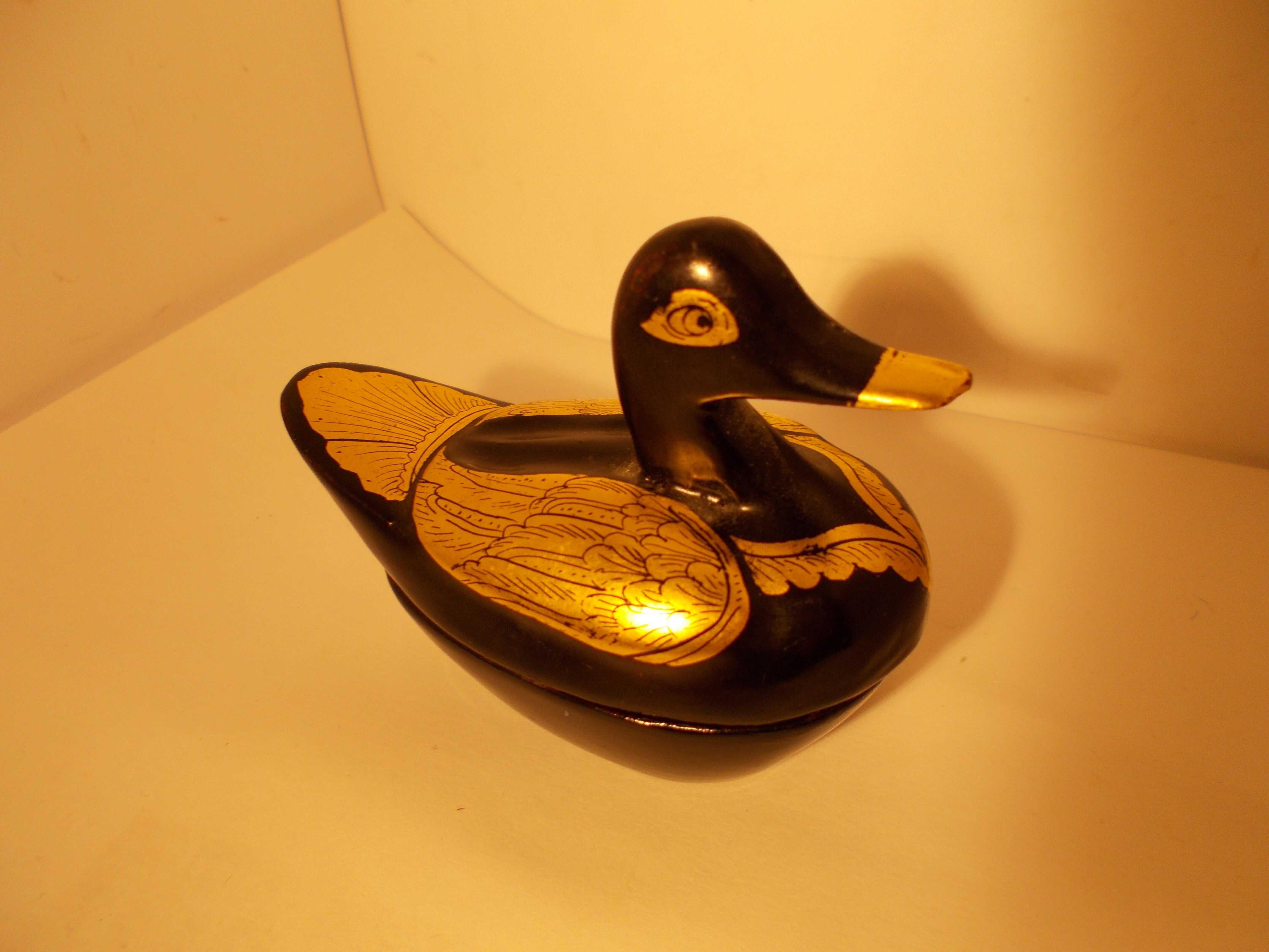 Box Duck wood lacquered