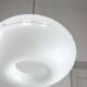 Italian Space Age Big White Doughnut Lamp, 70s