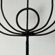 Large brutalist candelabrum in wrought iron
