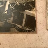 Duo of Vintage Photographs (1970s/1980s) on Panels – Fishing Trawler