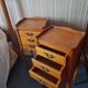 Bedside tables - Louis XV style in wood, 1960s - 1 set of 2 tables