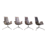 Fk 6725 chairs by Preben Fabricius & Jørgen Kastholm for Walter Knoll
