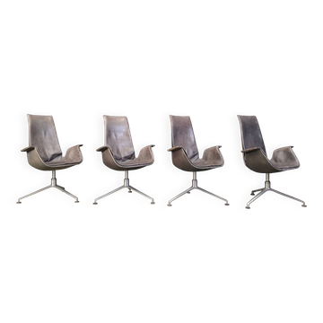Fk 6725 chairs by Preben Fabricius & Jørgen Kastholm for Walter Knoll