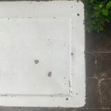 Folding iron side table