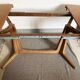 Baumann vintage 1970 oval table, stamped NF