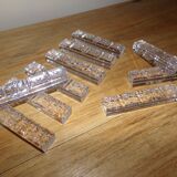 10 Porte-couteaux en cristal ciselé