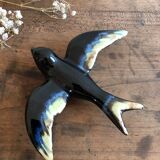Black ceramic swallow