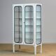 Vintage iron and glass medicine cabinet, 1970s